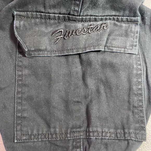 FIVE STAR GENERAL Cargo Jogger Mid Rise Elastic Waist Pants Womens S Black - Picture 8 of 10